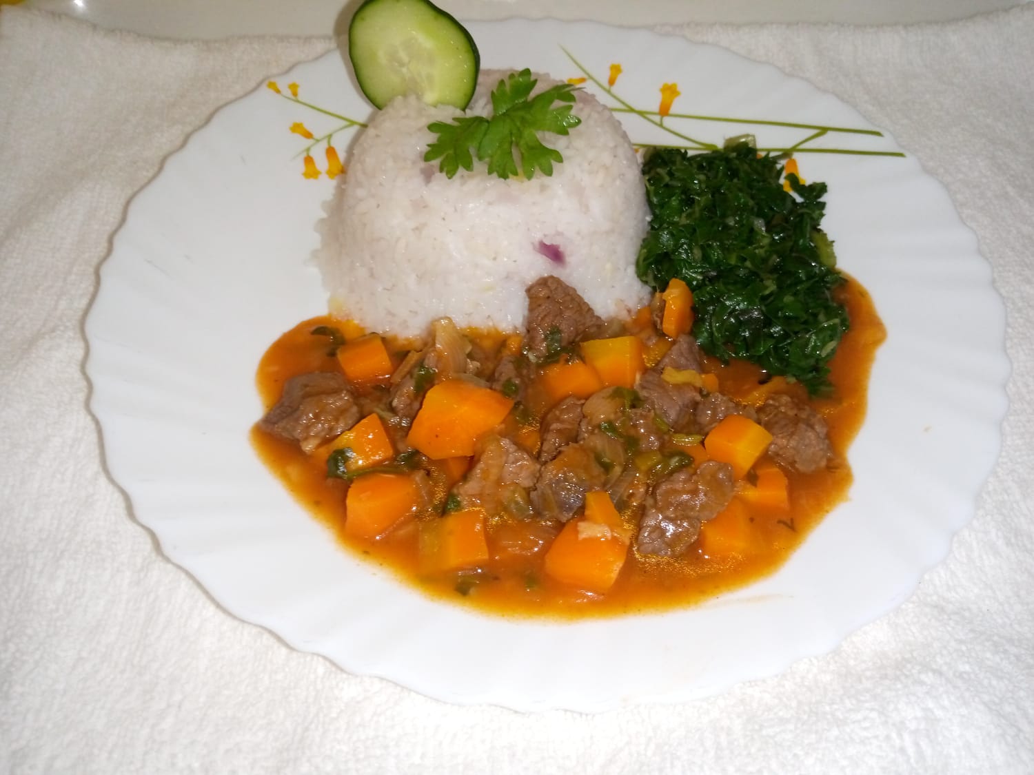 Matoke served at Ravine Bistro Kitchen in Eldama Ravine